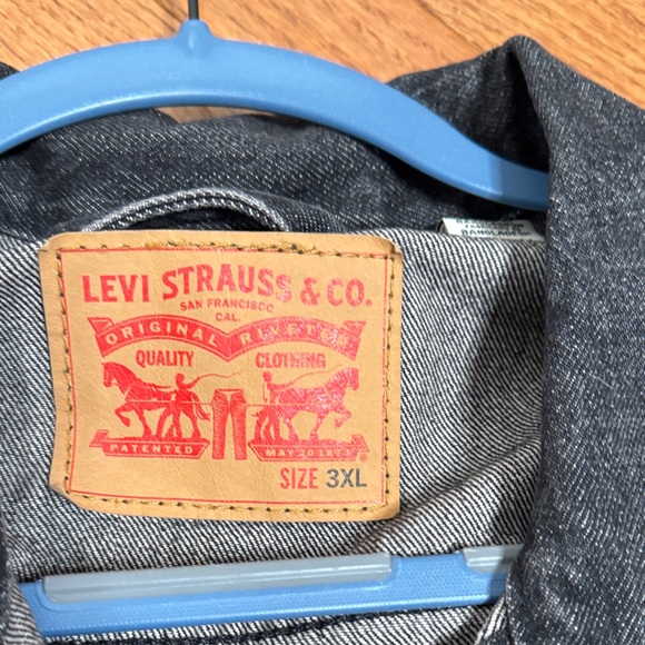 Levi's Men's Dark Denim Jacket 3XL - Picture 4 of 4